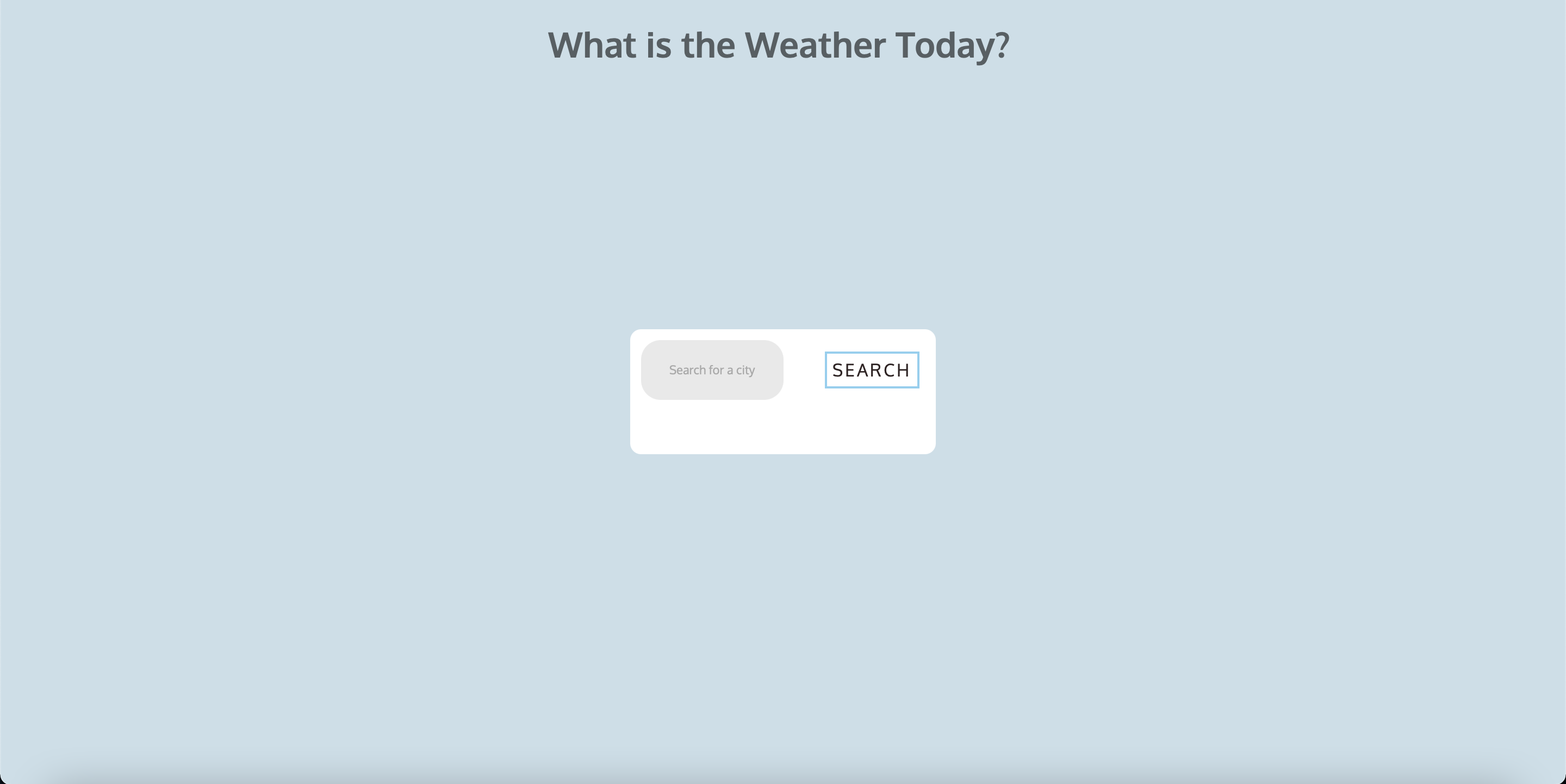 What is the Weather Today?